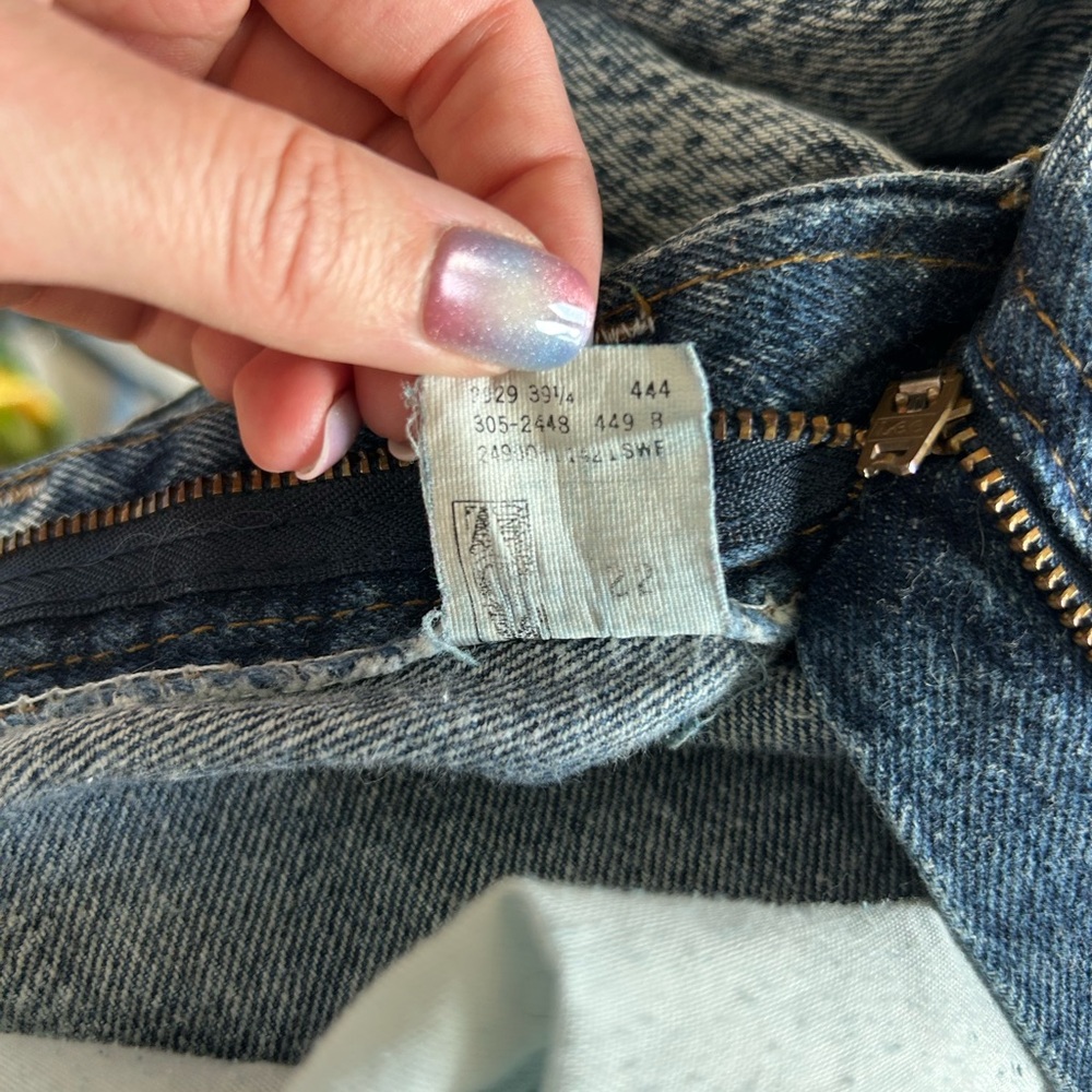 Vintage acid washed Lee jeans - Picture 7 of 8